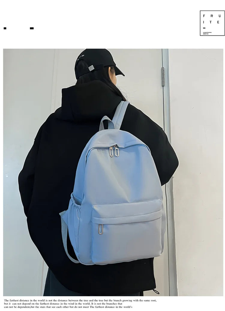 Stylish Large Capacity Backpack for Teen Girls | Minimalist School Bag