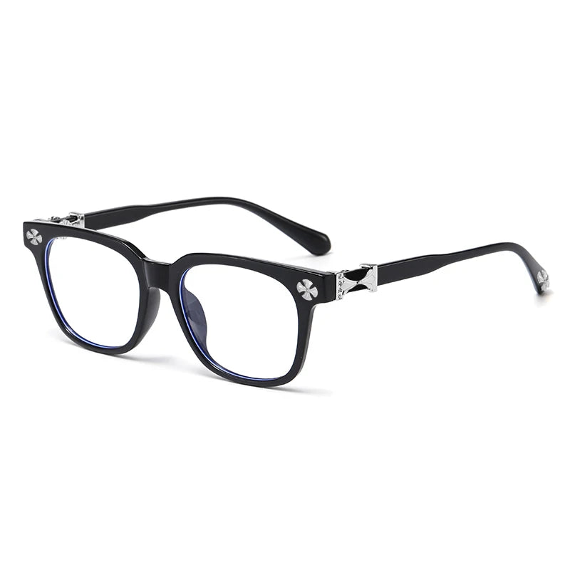 2026 New BEAU FIVE Retro Anti-Blue Light Square Frame Computer Protective Glasses Trendy Versatile High-Quality F114