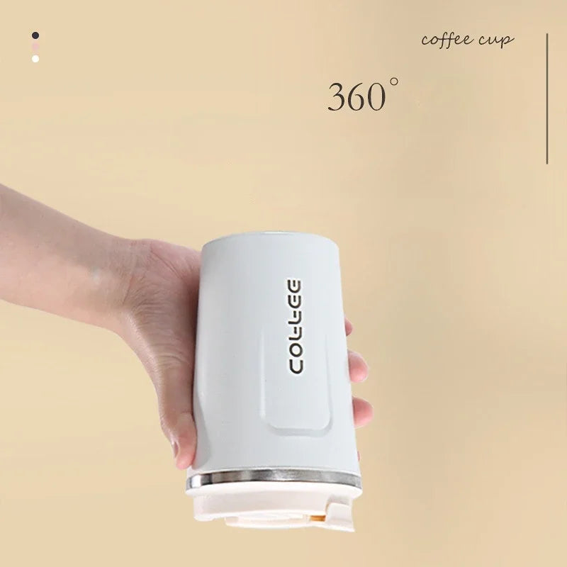 Stainless Steel Thermos Travel Mug | Leak-Proof & Insulated