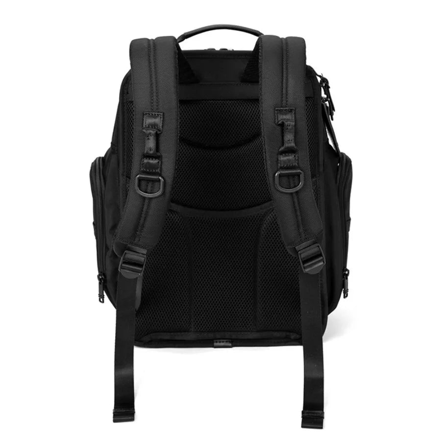 Durable Black Multi-Pocket Laptop Backpack | Water-Resistant Travel Bag