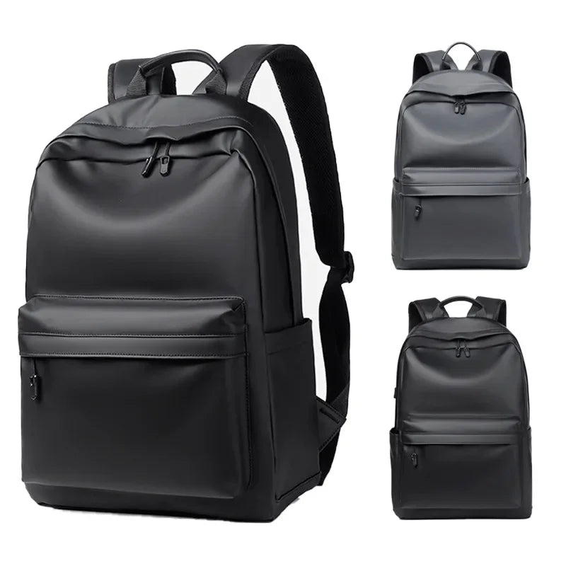 Stylish Men's Leather Backpack | Durable Laptop Bag for Teens