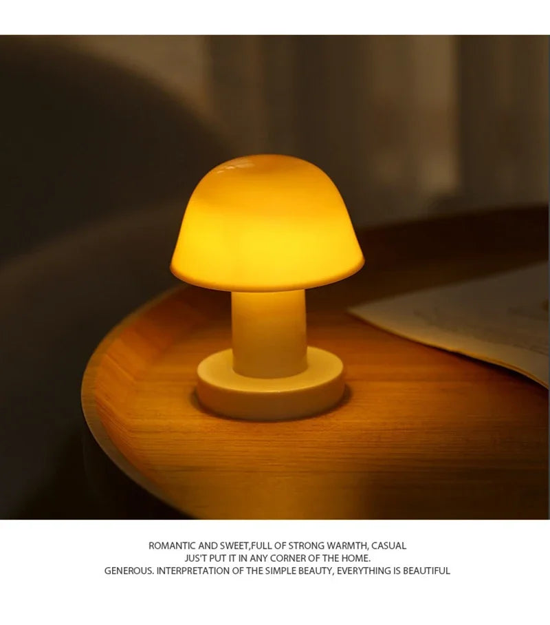 Creative Mushroom LED Night Light | Portable Cozy Decor