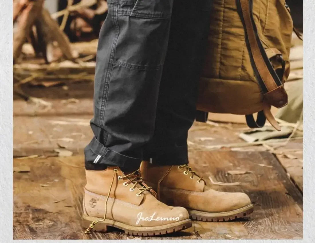 Men's Loose Straight Casual Trousers | Comfortable Outdoor Pants
