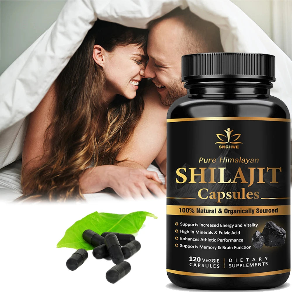 Pure Himalayan Organic Shilajit Supplement for Energy & Immunity