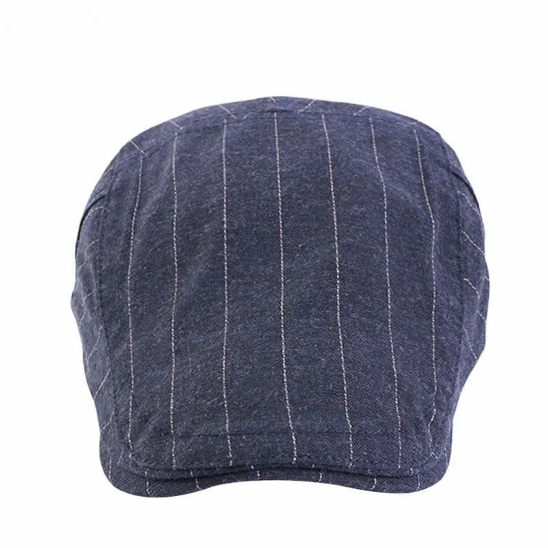 Spring/Summer Breathable Lightweight Double Button Adjustable Beret Peaked Cap Painter Hat