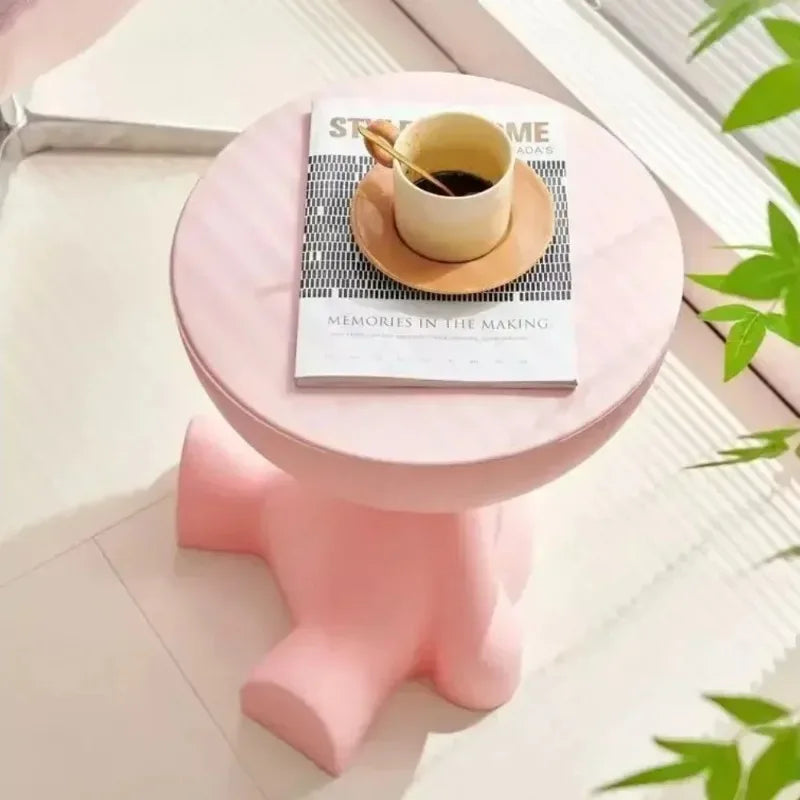 Versatile Round Cream Coffee Table | Stylish Home Decor Addition