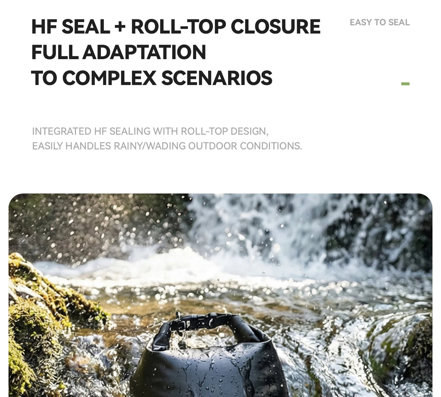 Heavy Duty Waterproof Compression Bike Bag | Quick Release Fork Pack
