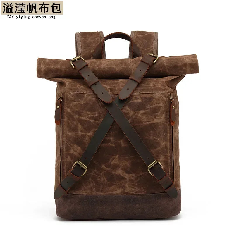 Luxury Vintage Canvas Backpacks | Waterproof Rucksacks for Men
