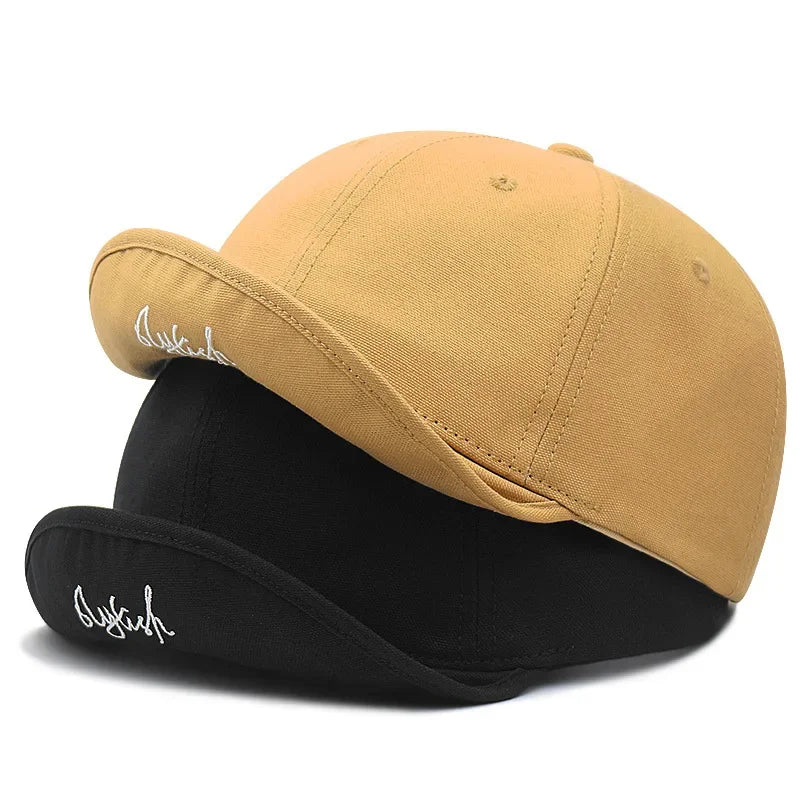 Large Head Up-turn Peak Hiphop Snapback Hat | Unisex Adjustable Cap