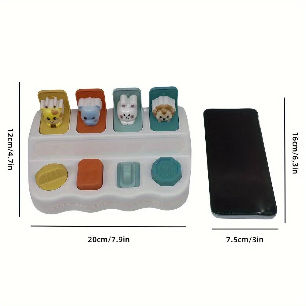 Montessori Pop-Up Animal Toys | Enhance Logic & Motor Skills