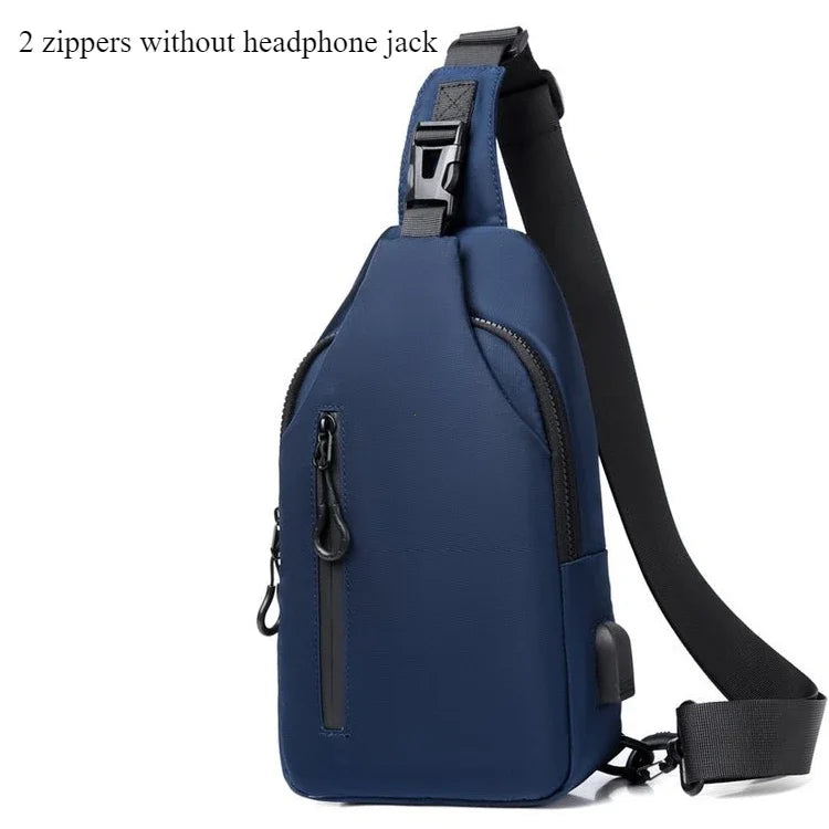 Stylish Men's Chest Bag | Casual One Shoulder Crossbody Design