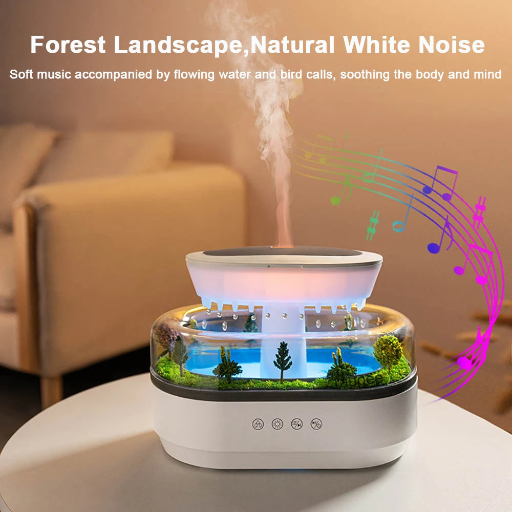 Essential Oils Humidifier and Aromatherapy Diffuser with Music