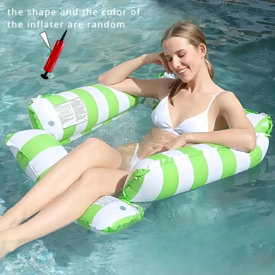 Ultra-Portable Inflatable Swimming Beds for Pool & Beach Fun