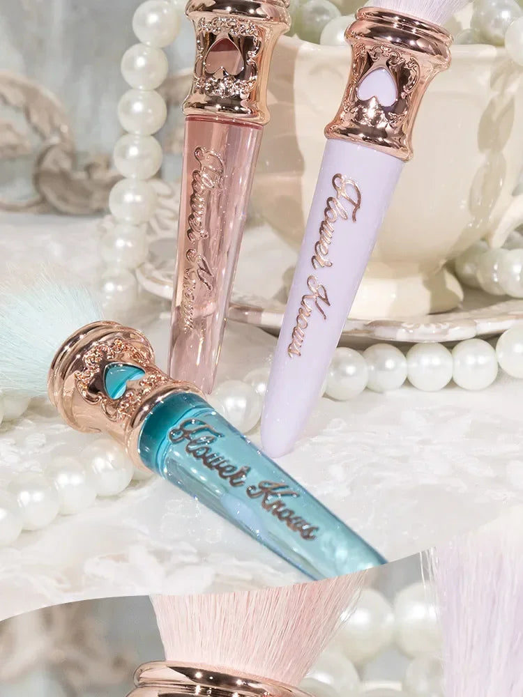 Flower Knows Strawberry Rococo Blush Brush | Soft Goat Hair Fluffy Makeup Brush 2026