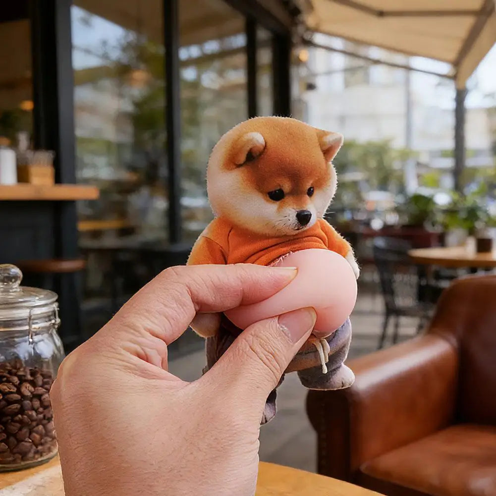 Cute Puppy 3D Puffy Stickers | Squeezeable Soft Dog Decor