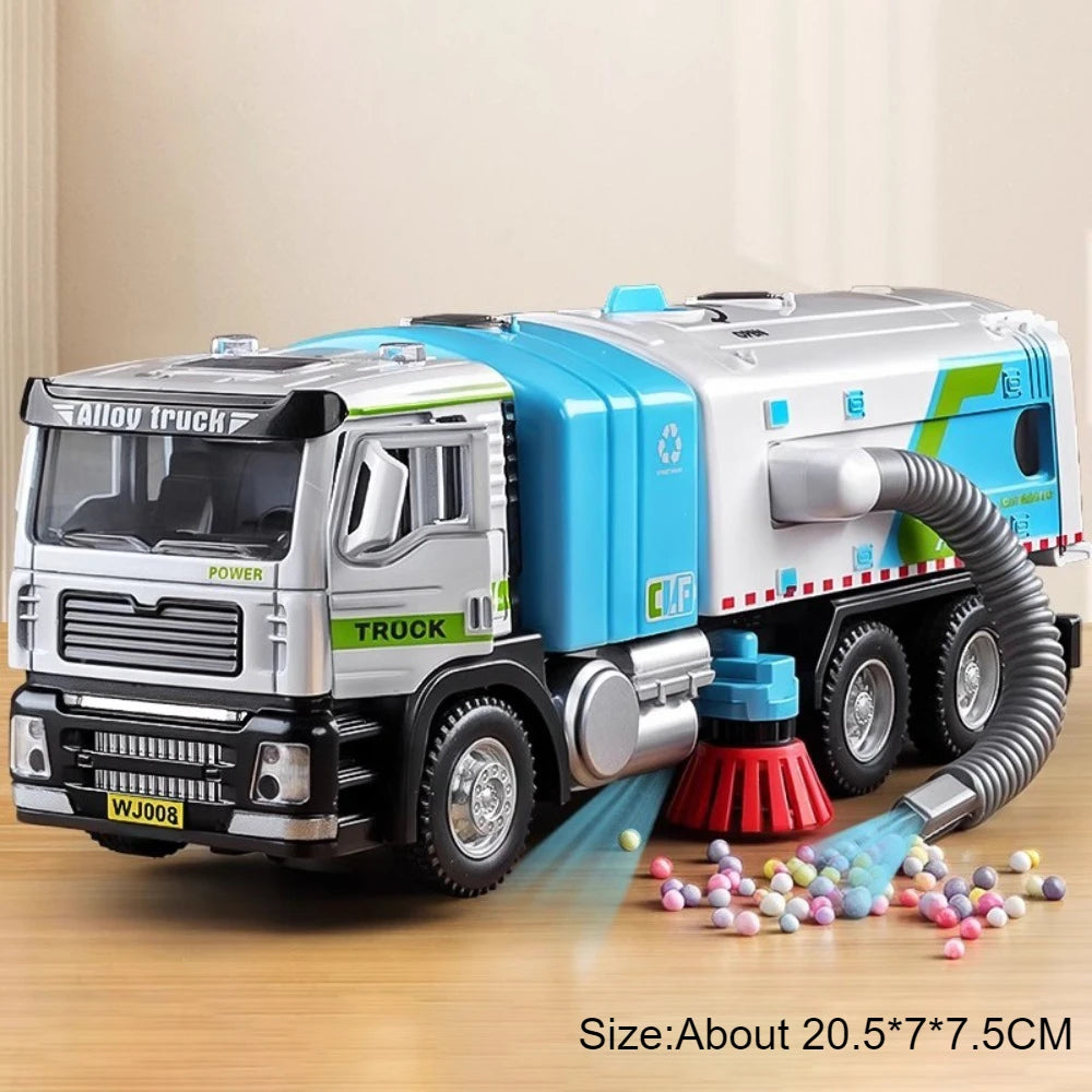 Electric Vacuum Cleaner Garbage Truck Model Toy for Kids