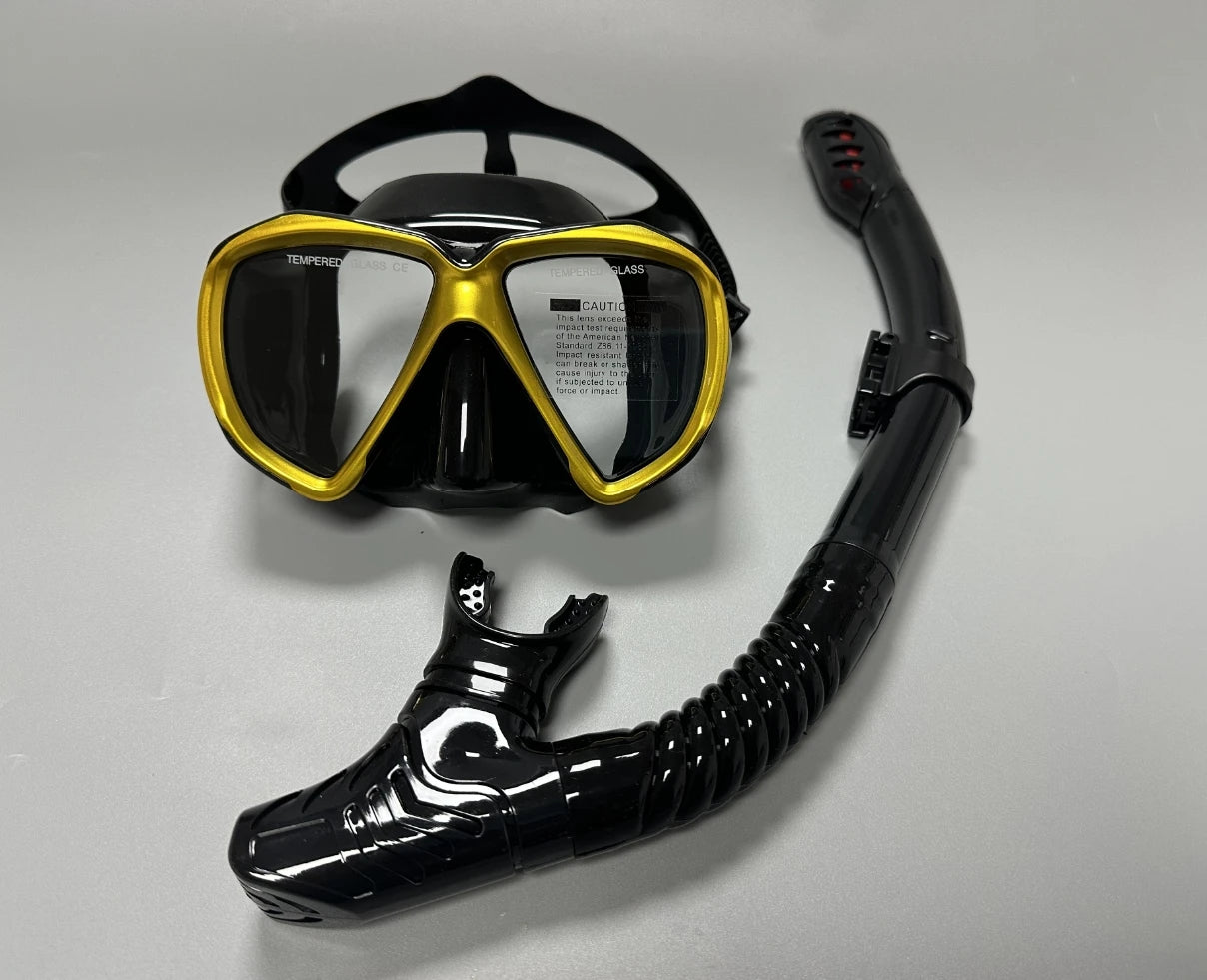 Professional Scuba Diving Masks & Snorkeling Set for Adults