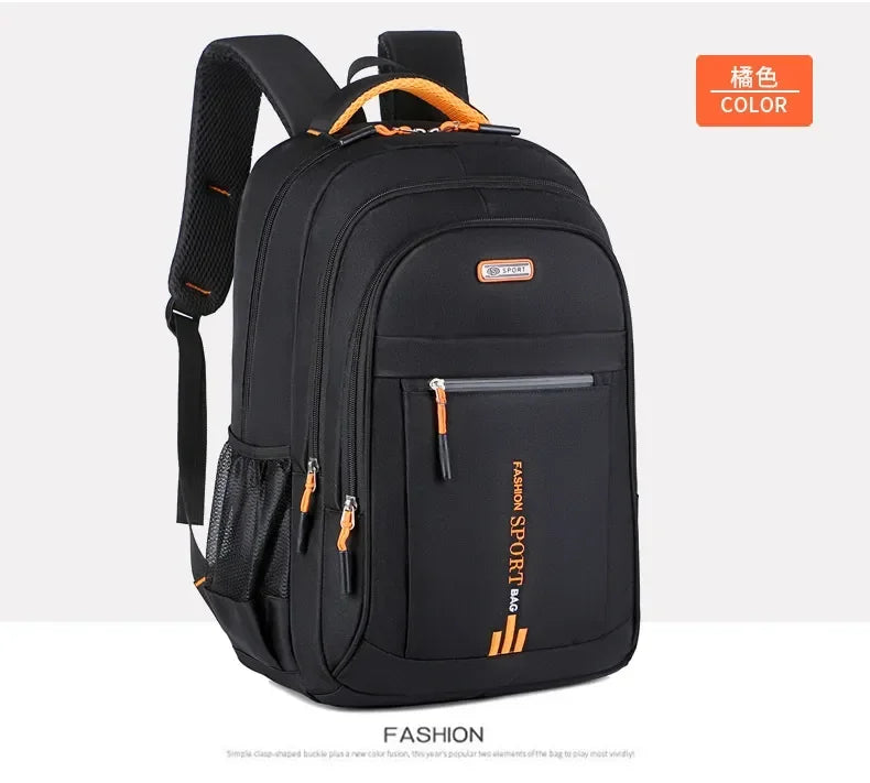 Men's Oxford Waterproof Backpack | Stylish School & Travel Bag