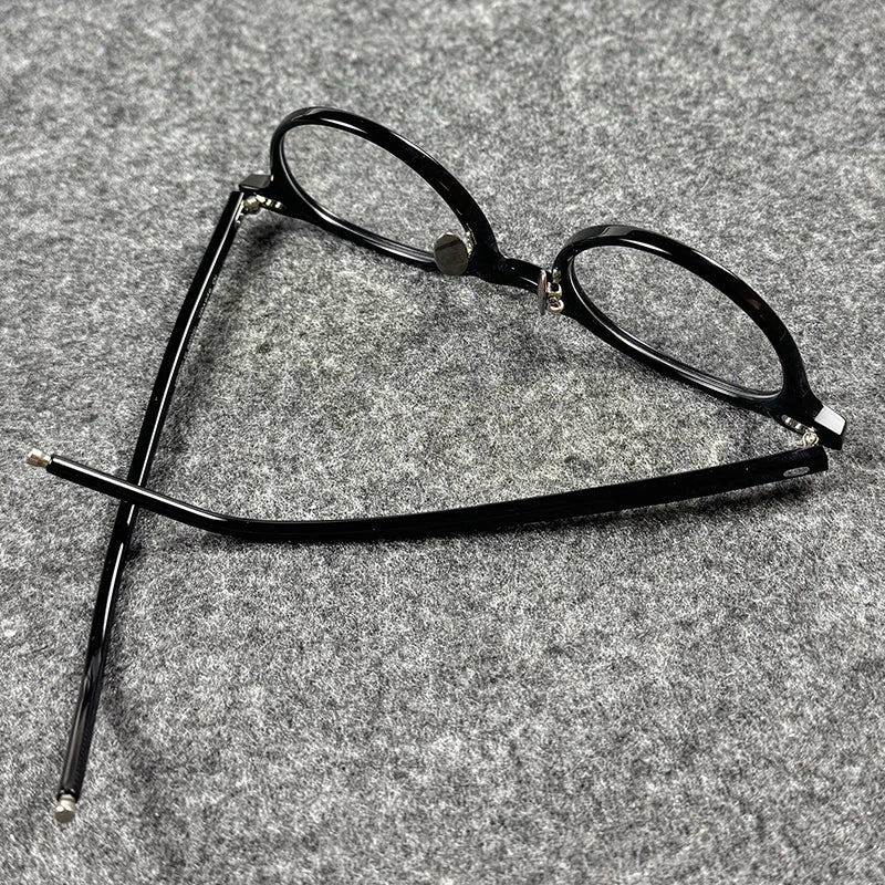 Unisex Retro Round Acetate Eyeglasses Frames | Timeless Style