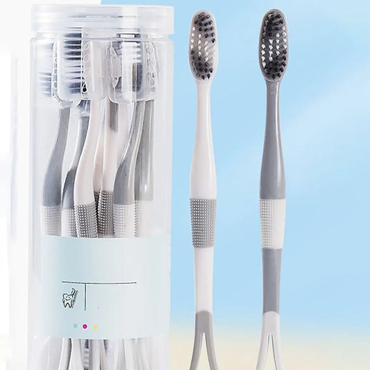 Set de 8 cepillos de dientes de cerdas suaves | Esenciales para el cuidado dental en pareja