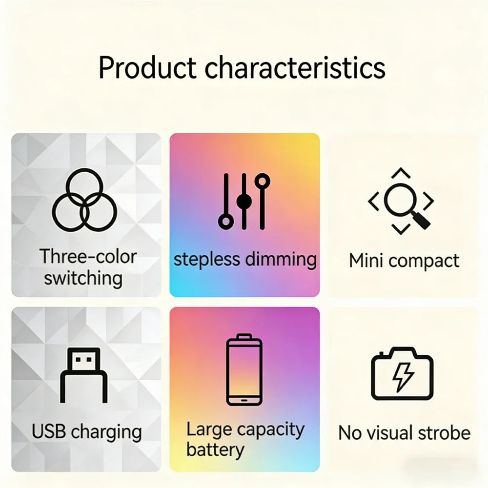 Rechargeable LED Touch Switch Night Lamp | Mood Light & Timer 2026