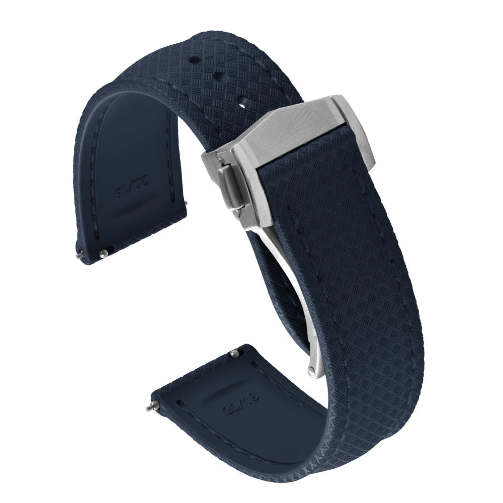 Universal Tropical FKM Rubber Watch Strap | Quick-Release Dive Bracelets