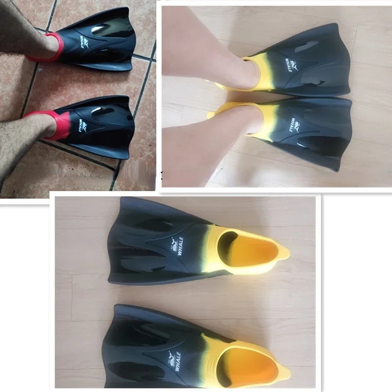 Professional Silicone TPR Diving Fins for All Ages | Pool Ready