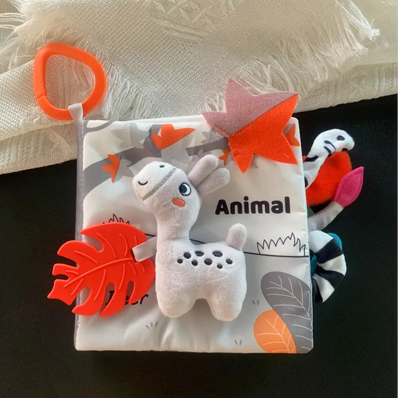 Soft Baby Cloth Animal Book | Engaging Sensory Learning Toy