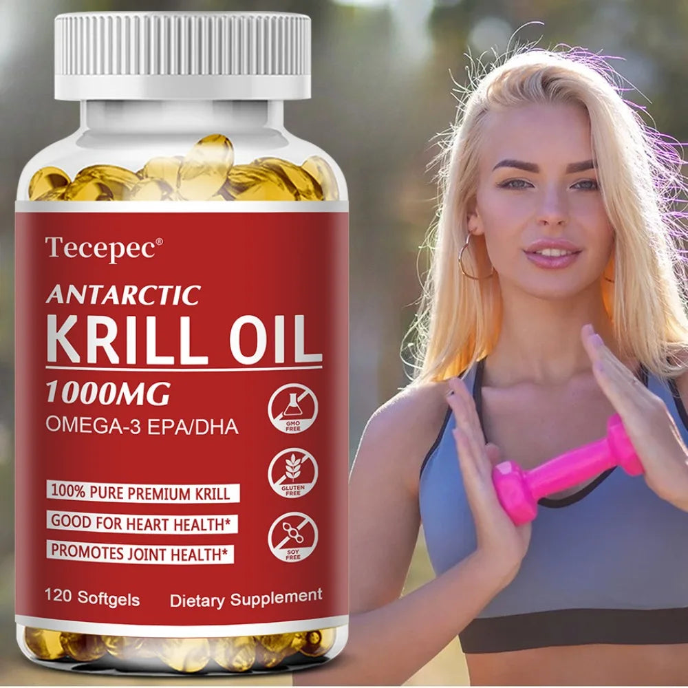 Antarctic Krill Oil Capsules | Omega-3 for Joint & Heart Health