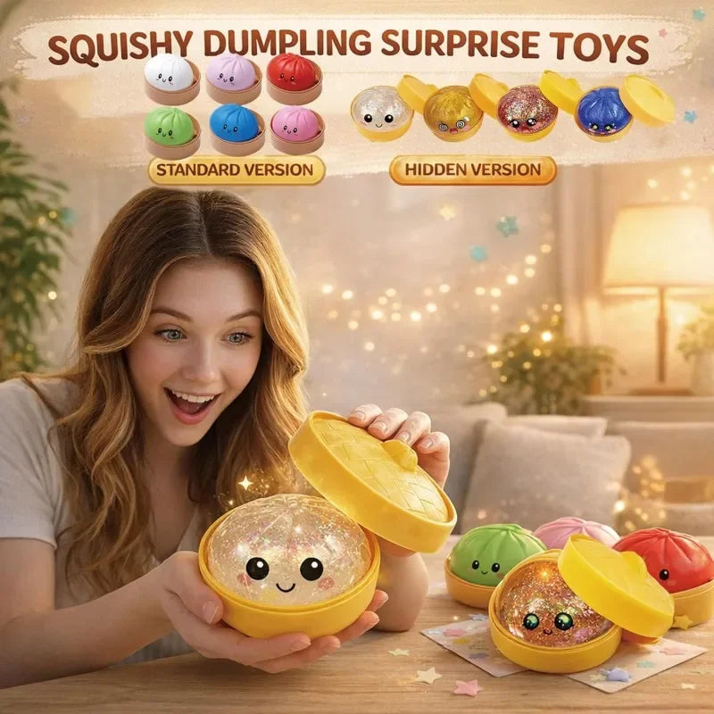 Simulation Flash Dumpling Pressure Ball Slow Rebound Soft Pinch Decompression Office Home Decorat Children Adults Birthday Gifts