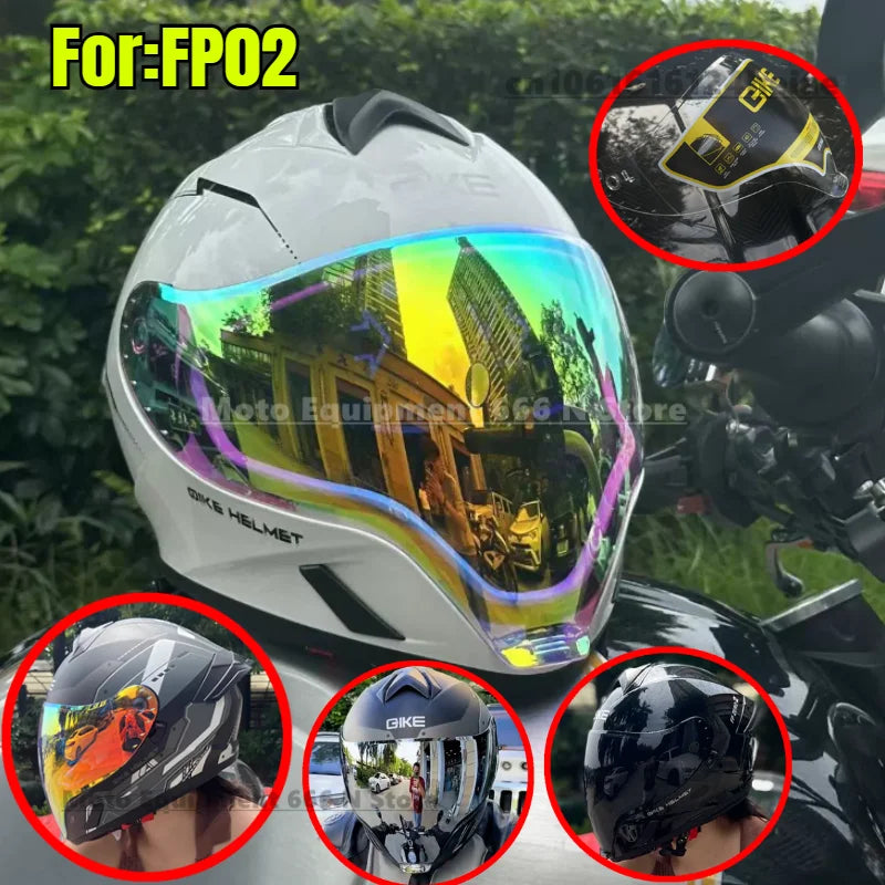 Universal Ghost Face Helmet | Silver Plated Day Night Visors