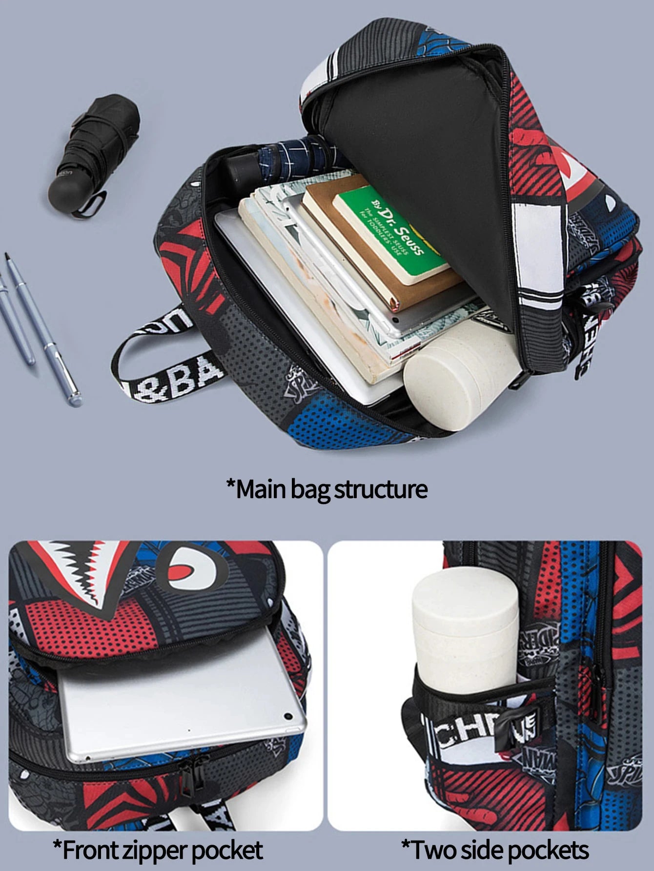 Anti-Theft Waterproof Backpack for Men & Women | Casual Travel Rucksack