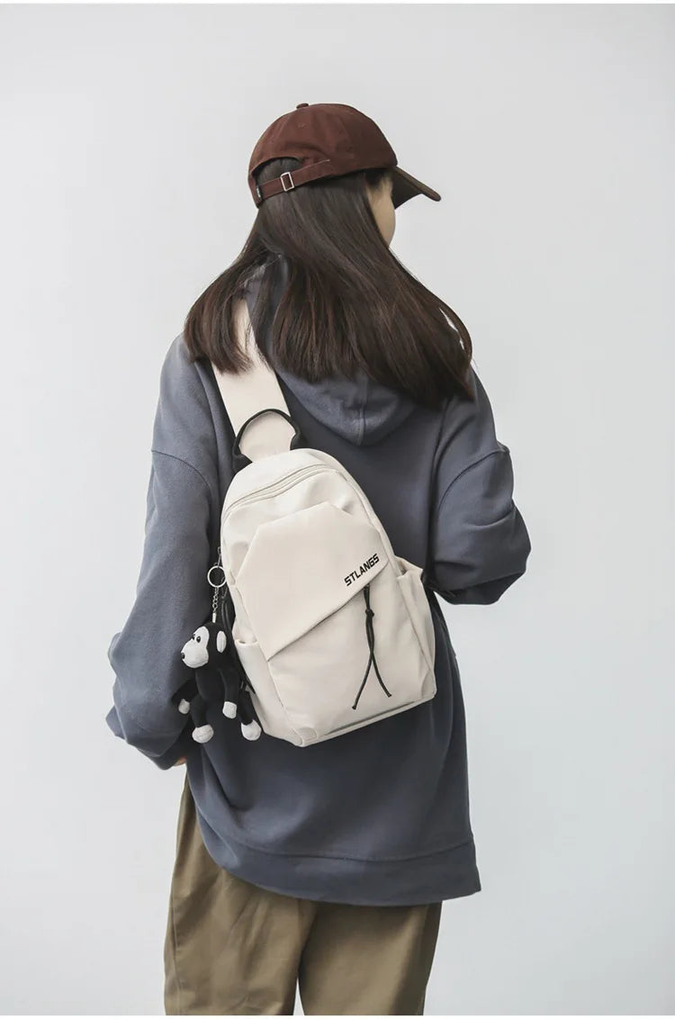 Unisex Korean Style Crossbody Bag | Lightweight & Portable