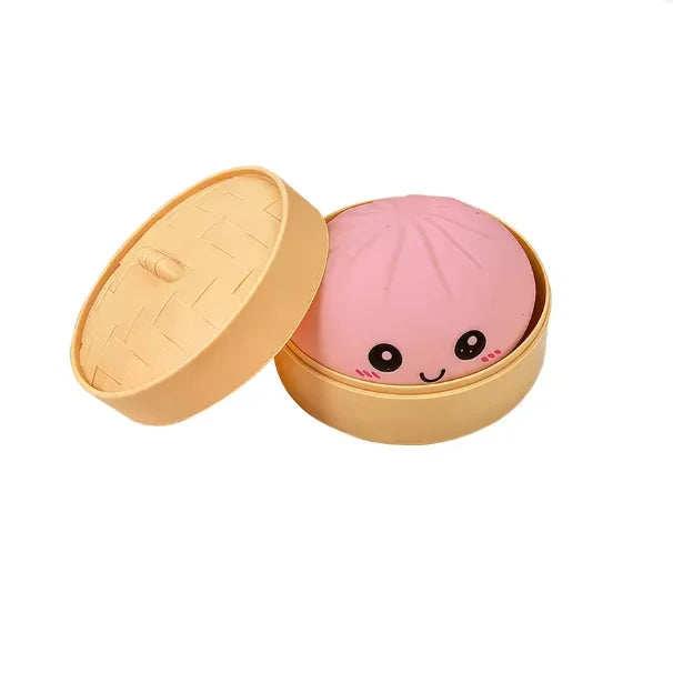 Dumpling Squishy Stress Ball | Soft Silicone Anti-Stress Toy