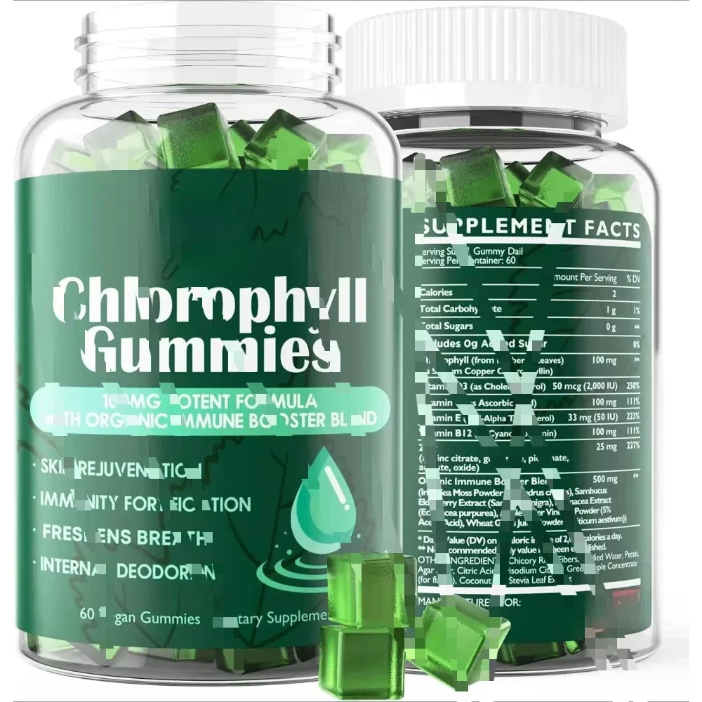 Sugar Free Chlorophyll Gummies with Unfiltered ACV - Health Boost