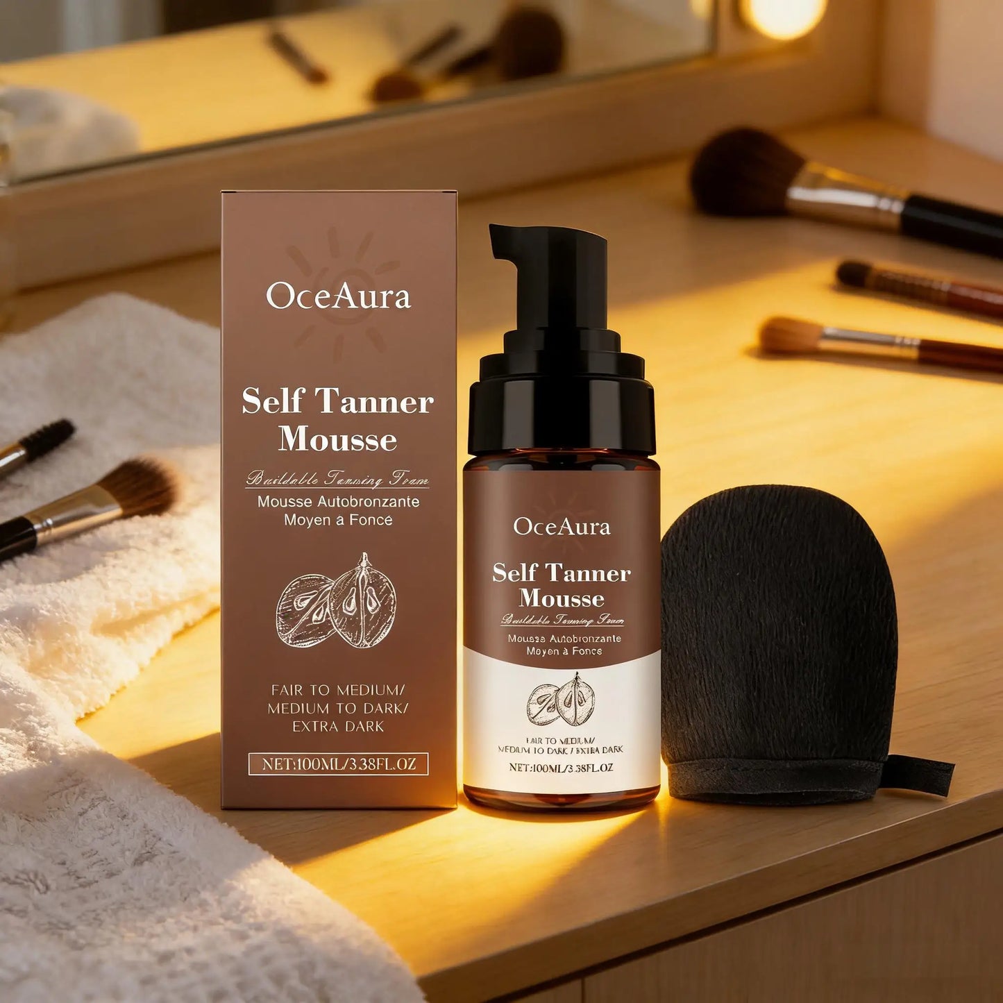 Organic Self Tanning Mousse | Nourishing Sunless Tan Foam