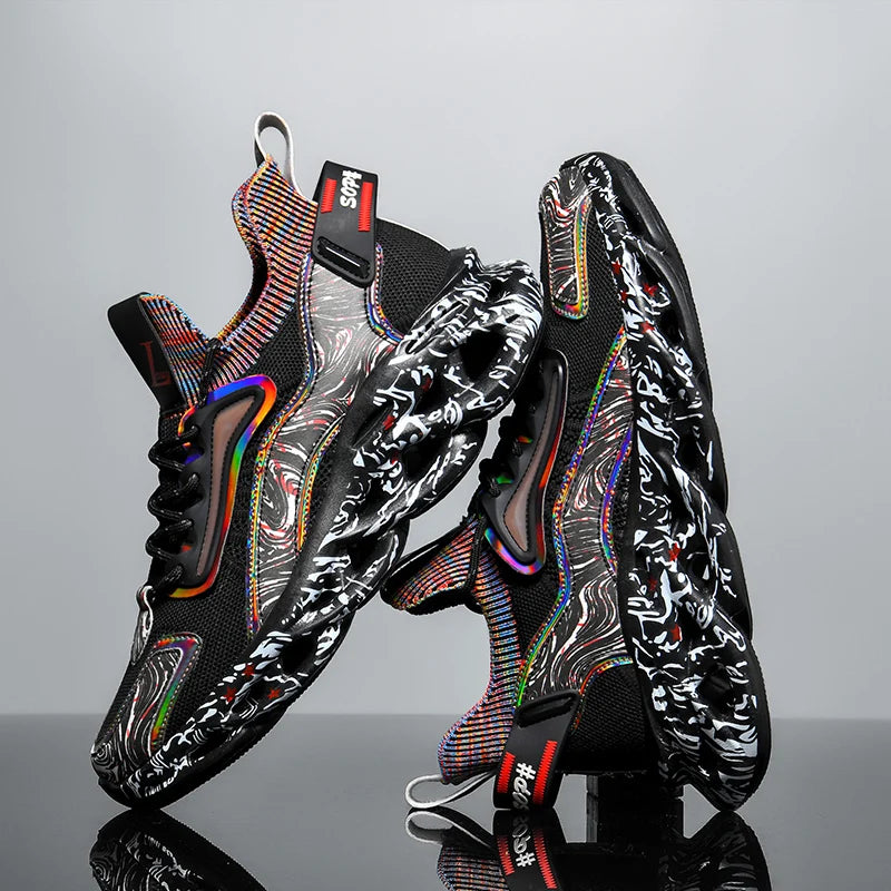 Luxury Men's Casual Sneakers | Versatile Fashion Platform Shoes