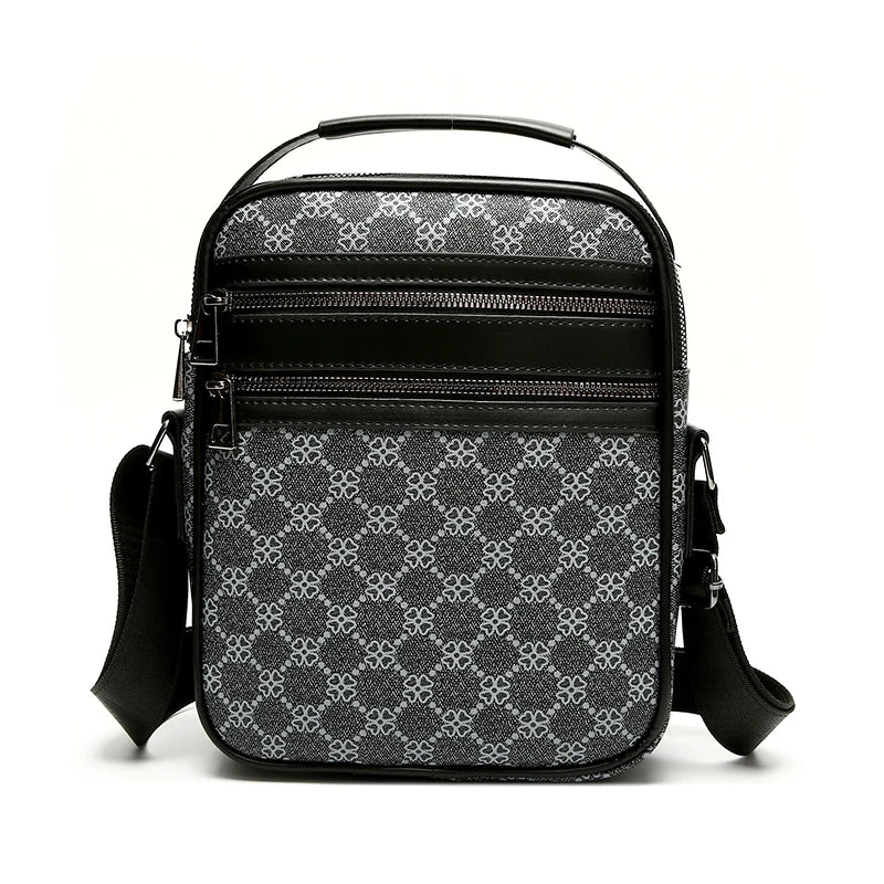 Stylish Men's Crossbody Bag | Casual Leather Messenger Sling Pack
