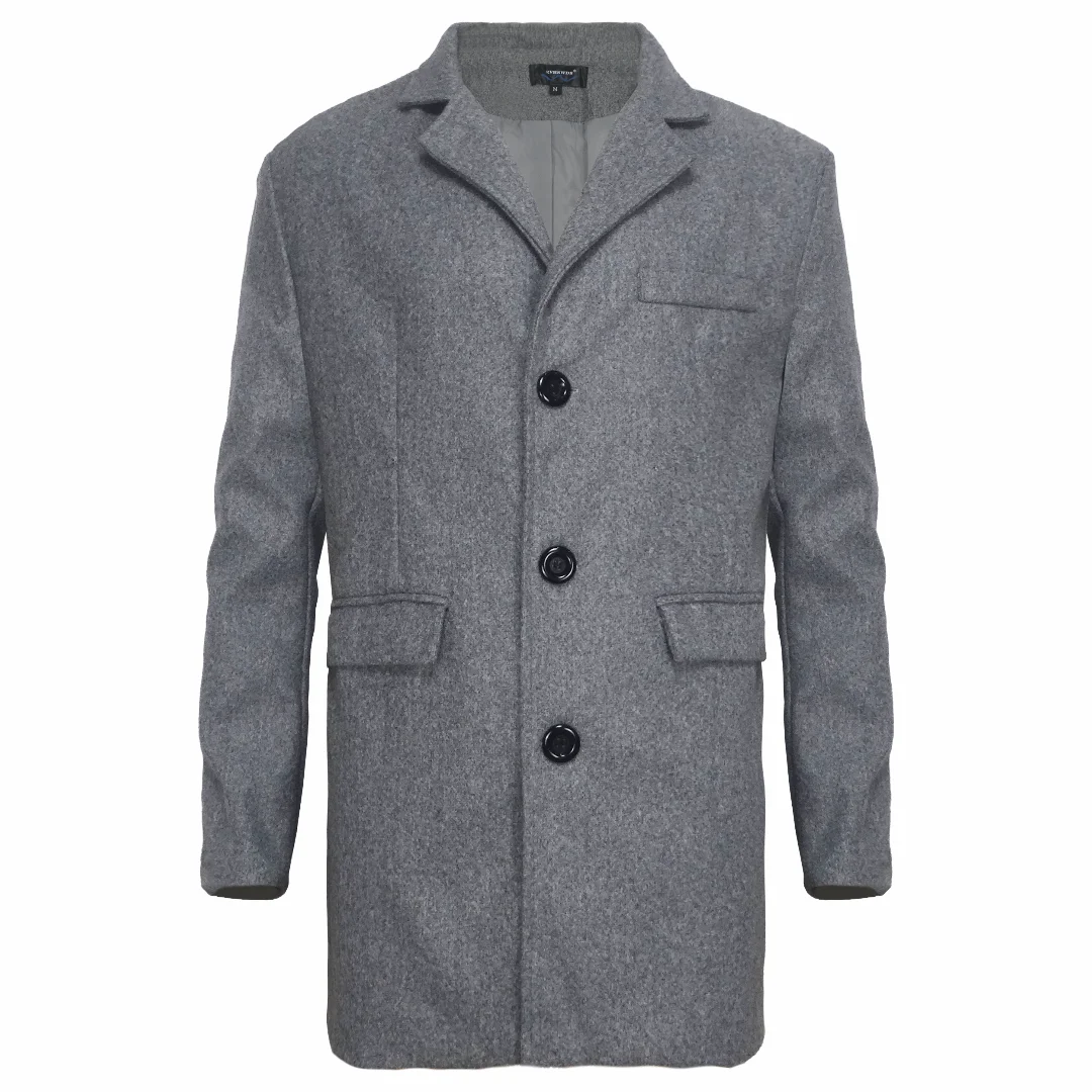 Casual Men's Windbreaker Jacket for Autumn & Winter Wear