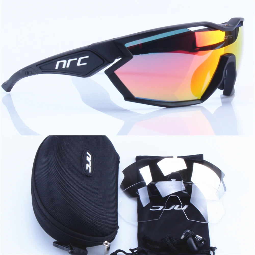 Unisex 3 Lens Cycling Glasses | Versatile Sport Sunglasses