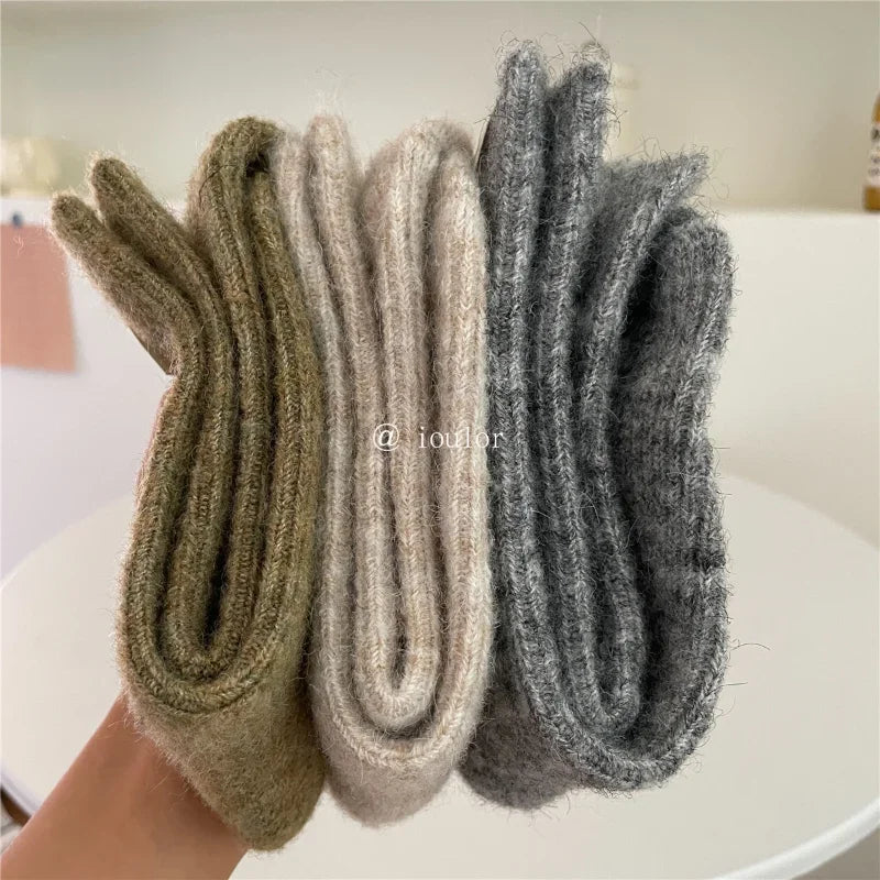 Warm Long Wool Cashmere Thermal Socks for Women | Cozy Comfort