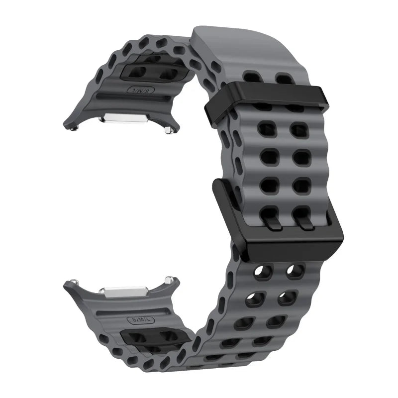 Silicone Sports Strap for Galaxy Watch | Breathable Marine Band