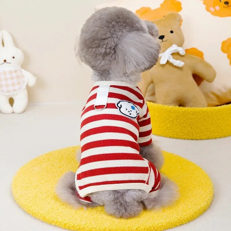 Soft Cotton Dog Jumpsuit | Stylish Pet Pajamas for All Breeds