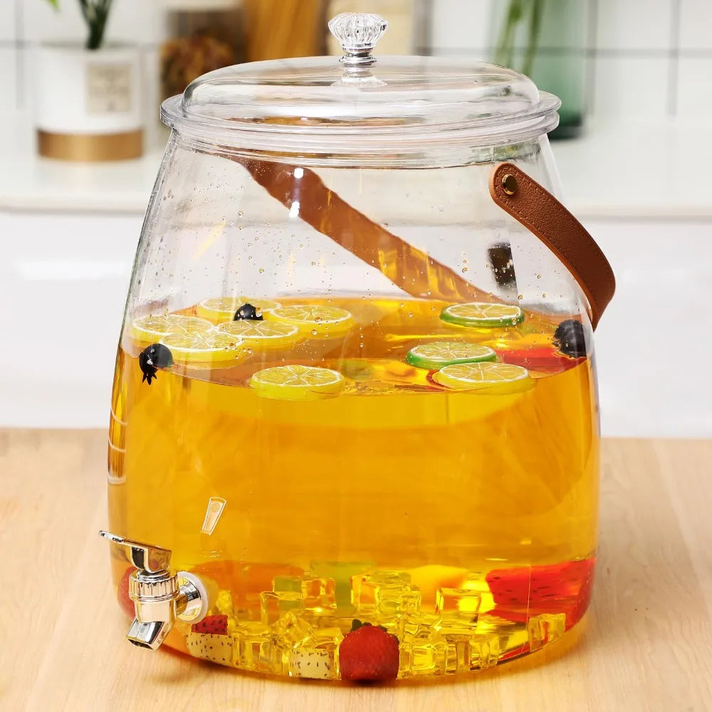 Large Capacity Summer Cold Water Kettle with Tap | Versatile Beverage Dispenser
