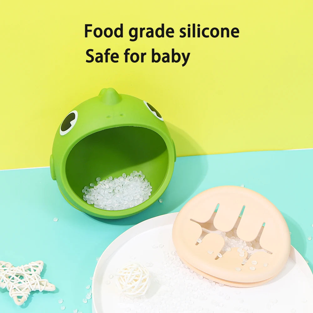 Dinosaur Silicone Bowl | Fun Suction Cup Baby Tableware