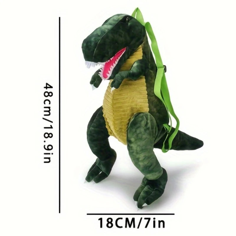 Kids Plush T-Rex Backpack | Fun Dinosaur Bag with Adjustable Straps