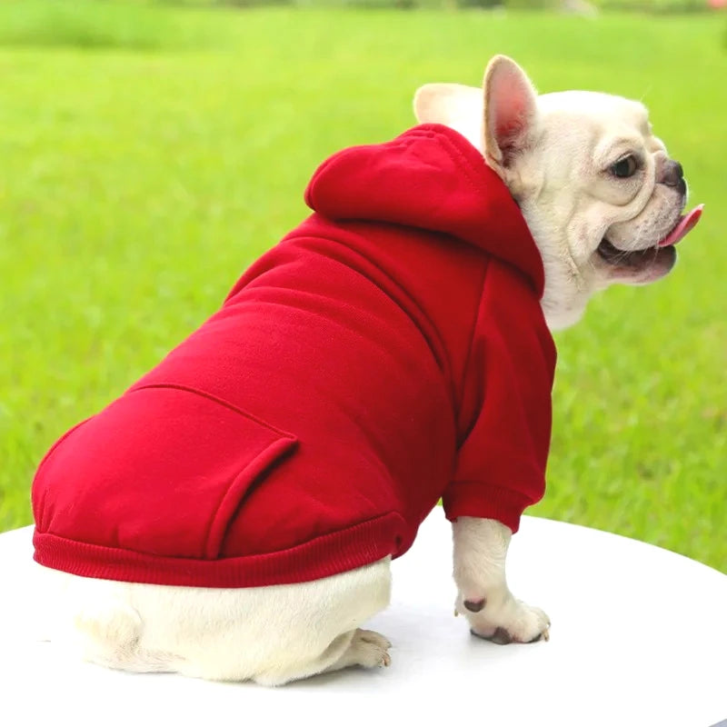 Sudaderas con capucha de algodón cálidas para mascotas | Ropa de invierno acogedora