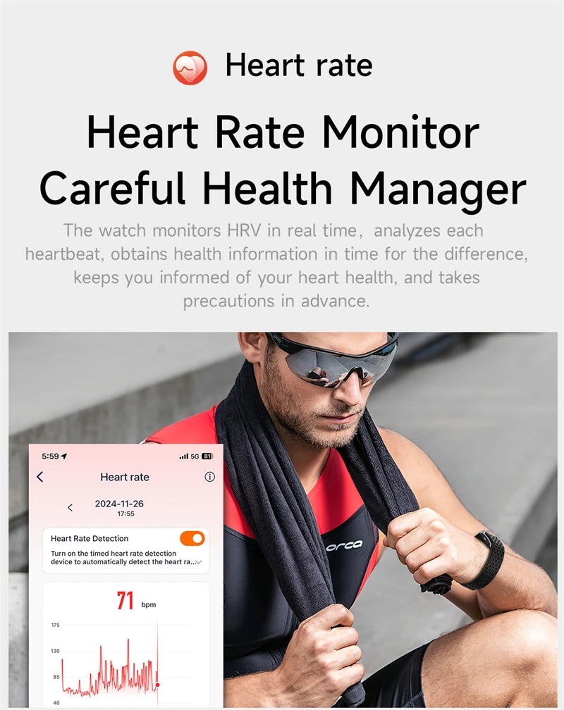 No Screen Smart Watch | Waterproof Fitness Tracker for All