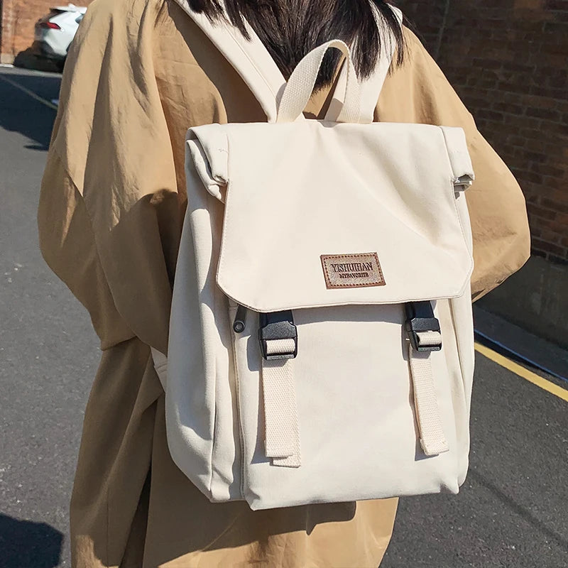 Large Capacity Canvas Backpack for Students | Stylish and Durable