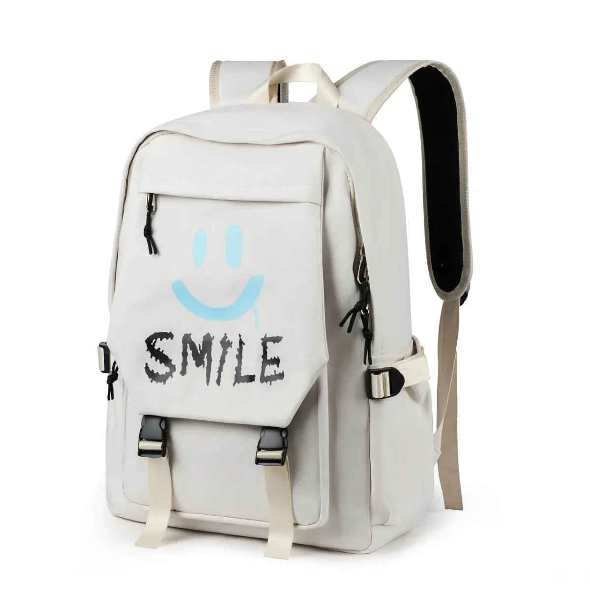Large Capacity Quirky Expression Backpack | Stylish Travel Bag